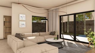 Xalet  Bahamas street. Villa de 4 dormitorios y 4 baños con piscina y jardín en finestr