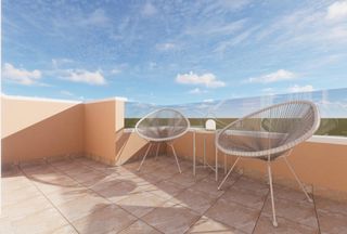 Pis a Pilar de la horadada. Apartamento de 3 dormitorios y 2 baños con piscina y jardín en p