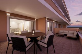 Penthouse in Pilar de la horadada. Ático de 3 dormitorios y 2 baños con piscina y jardín en pilar d