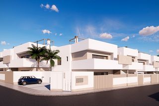 Pis a Pilar de la horadada. Apartamento de 3 dormitorios y 2 baños con piscina y jardín en p