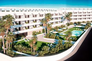 Penthouse in Golf bahía. Ático de 2 dormitorios y 2 baños con piscina y jardín en finestr