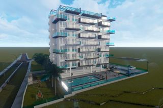 Pis a Poniente. Apartamento de 2 dormitorios y 2 baños con piscina y jardín en b