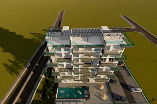 Pis a Poniente. Apartamento de 2 dormitorios y 2 baños con piscina y jardín en b