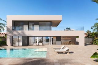 Chalet en Urb. las terrazas de la torre. Villa de 3 dormitorios en venta en roldan, con piscina