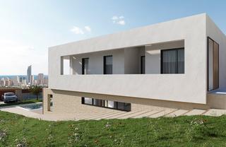 Xalet a Balcón de Finestrat-Terra Marina. Costa blanca eiendom presenta este exclusivo proyecto de 6 villa