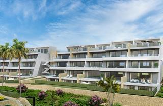 Rez-de-chaussée à Balcón de Finestrat-Terra Marina. Costa blanca eiendom presenta este complejo residencial de obra