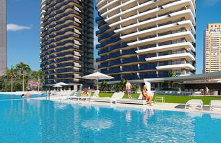Apartamento en Playa Poniente. Costa blanca eiendom presenta este exclusivo residencial compues