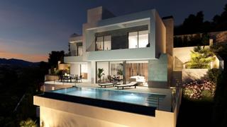 Maison à Cumbre del Sol. Villa indigo, moderna villa de lujo en cumbre del sol, alicante