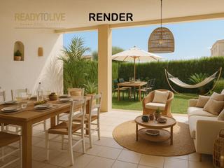 Ground floor  N/a. Planta baja con jardín y piscina en urbanización llenaire  puert