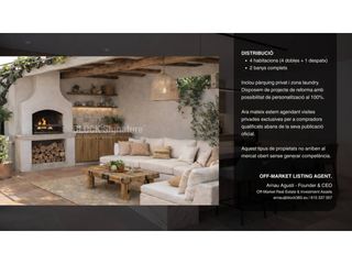 Casa a Cabrils. Casa a 3 vents amb jardí i gran potencial al centre de cabrils