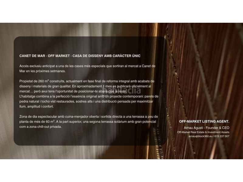 Foto 5fd40293-a484-47a8-b19b-5d0a06216f3f. Casa amb calefacció aparcament a Canet de Mar