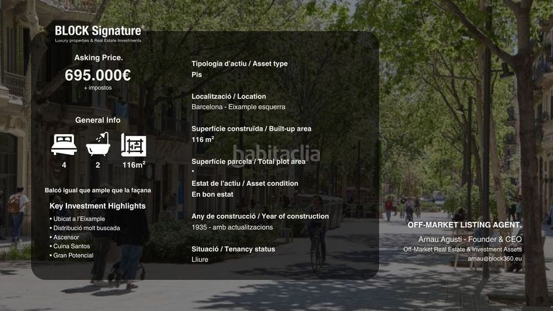 Foto b46a99e5-6732-481f-859e-3be57425734b. Pis amb calefacció a La Nova Esquerra de l´Eixample Barcelona