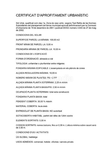 Foto 36f07e91-cc2e-41ce-97e1-0679874e49f8. Wohngrundstück in carrer verdaguer 14 in Sarral