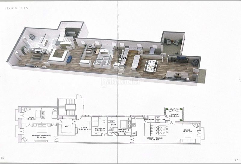 Foto de909ff3-2ab1-456a-bff2-7c0e922b588d. Rent flat with heating in Dreta de l´Eixample Barcelona