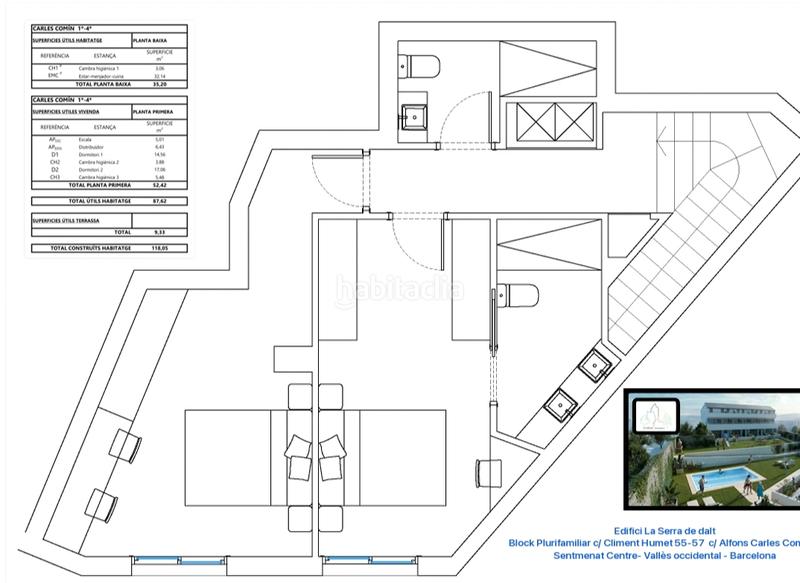 Foto b10dd838-bfed-4d15-8012-b752aad6b3c3. Duplex con riscaldamento piscina in Sentmenat