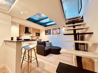 Alquiler Piso en Embajadores-Lavapiés. Estudio dúplex premium, completamente amueblado y reformado.