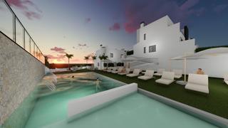Casa adossada a Cox. Adosados de obra nueva en venta en cox  44 casas modernas con gr