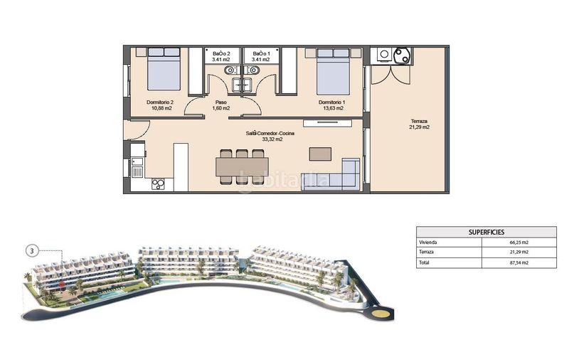Foto 1bc8c4fd-b69f-46bf-8565-4ca36d0539bb. Apartament amb aparcament piscina a balcón de Finestrat-terra marina Finestrat