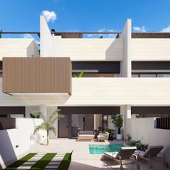 Haus in Pilar de la Horadada Ciudad. Promoción boutique de viviendas de nueva construcción con piscin