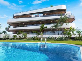Piano terra in Las Lomas de Rame-Bahía Bella. Residencia de nueva construcción en primera línea del campo de g