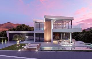 Chalet en Altea la Vella. Villa de lujo de obra nueva en altea