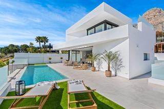 Chalet en Polop. Villas de obra nueva en polop