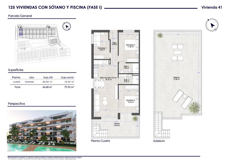 Foto 2a683a63-aa64-4ea3-b13e-a0bea6b9f8a5. Dachwohnung mit parking in Santiago de La Ribera San Javier