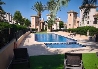 Doppelhaus in Algorfa. Bungalow pareado de 3 dormitorios con jardin, solarium y piscina