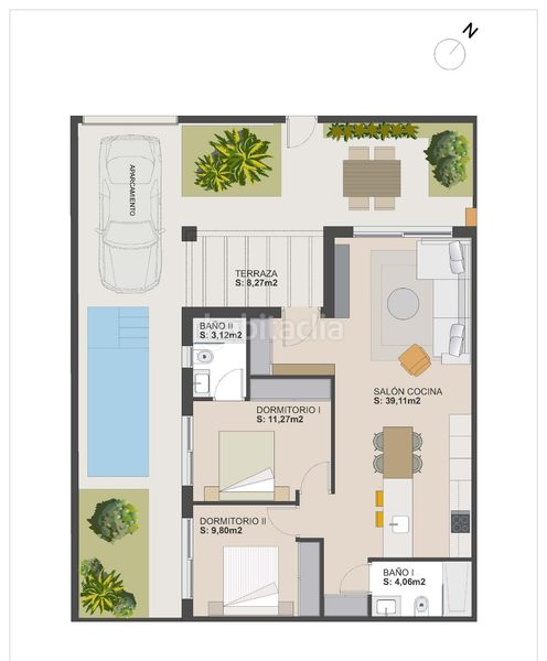 Foto 7b5b6a11-3e14-40ba-a9b4-9cb61d6c8805. Dúplex amb aparcament piscina a Roldán Torre - Pacheco