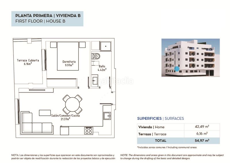 Foto e240d2bd-e8a0-40b5-979c-44d93723f364. Apartament amb aparcament a Antonio Machado Torrevieja