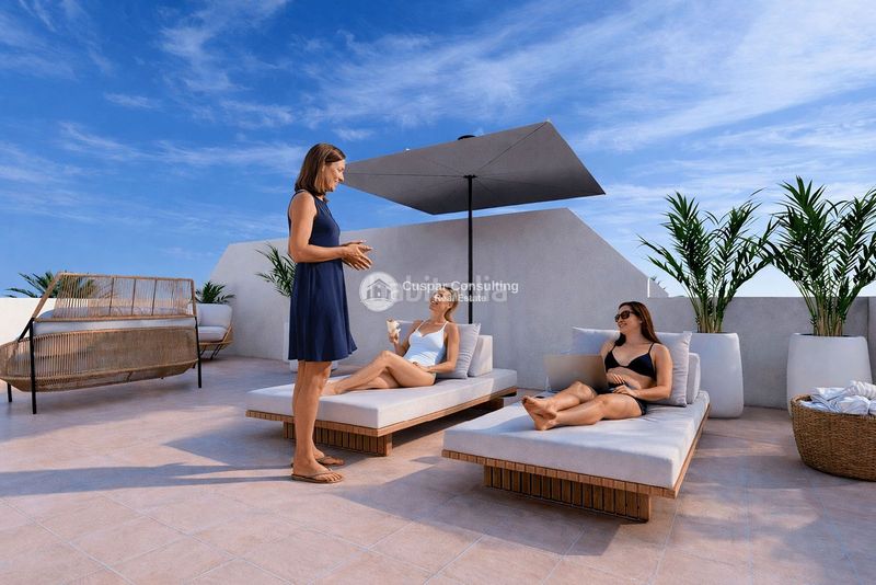 Foto fe6f0e80-a353-44bb-9b50-81145a068bca. Àtic amb calefacció aparcament piscina a Centro Alcázares (Los)