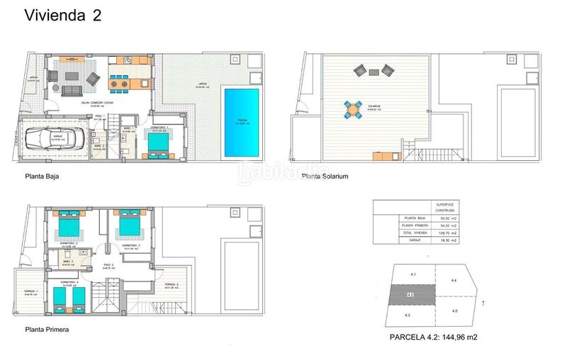 Foto b34f14e3-203d-4368-9bb0-52c4b8d52975. Chalet avec chauffage parking piscine dans Los Belones Cartagena