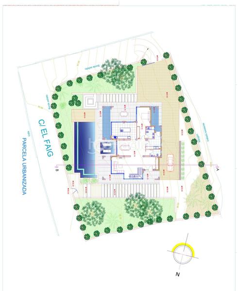 Foto e78314e7-a26e-4d69-8418-9b00b269345d. Xalet amb aparcament piscina a La Fustera Benissa