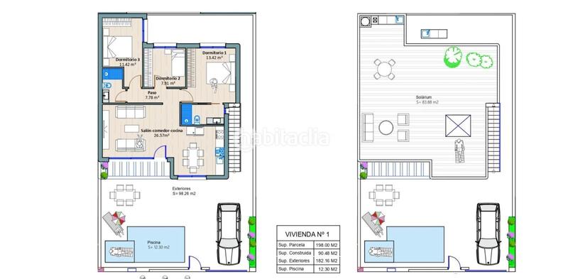 Foto 70b42403-111a-4314-a430-059c28489d40. Chalet avec chauffage parking piscine dans Torre-Pacheco Torre - Pacheco