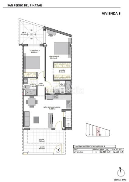 Foto 0811a378-bf67-4f4a-b04f-8a1c3be9a8b9. Apartament amb calefacció aparcament piscina a Lo Pagán San Pedro del Pinatar