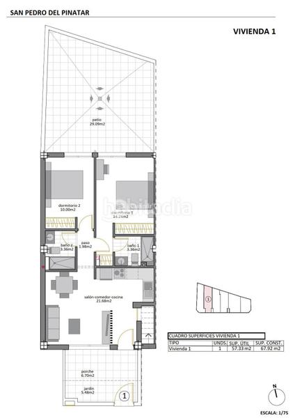 Foto 1b358a42-5c33-4a14-b34f-8aa0060deb6a. Apartament amb calefacció aparcament piscina a Lo Pagán San Pedro del Pinatar