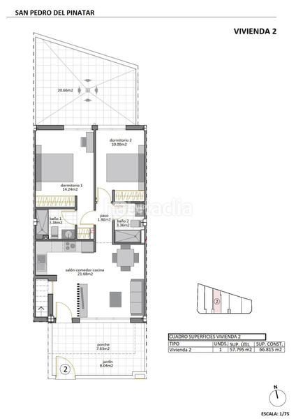 Foto 40161f8d-47f4-4fbc-8148-e479f06e8f6d. Apartament amb calefacció aparcament piscina a Lo Pagán San Pedro del Pinatar