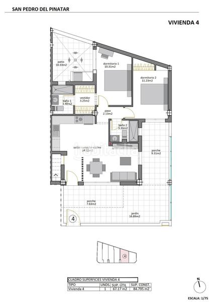 Foto 686428eb-34f2-400e-b3d5-206be0447cc9. Apartament amb calefacció aparcament piscina a Lo Pagán San Pedro del Pinatar