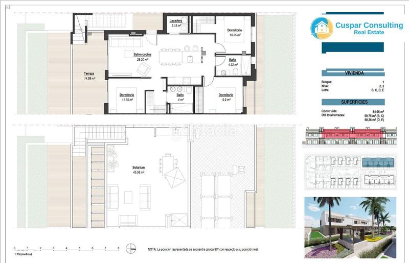 Foto f6162847-b504-4260-9de0-7aff19f5bda2. Àtic amb calefacció aparcament piscina a Centro Alcázares (Los)