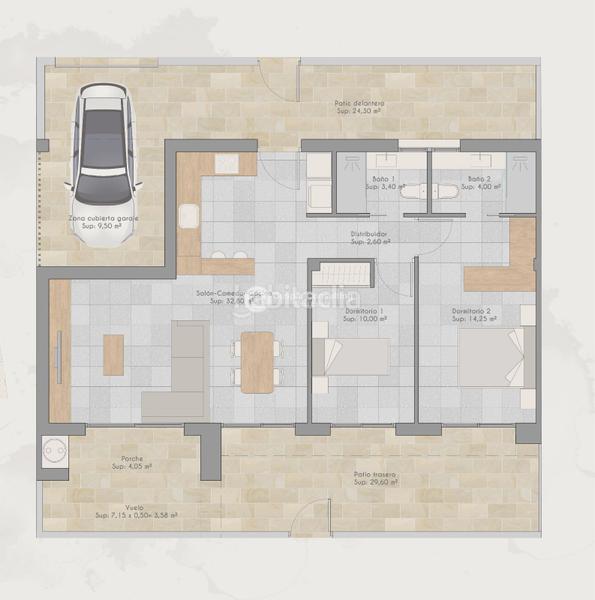 Foto 4efc5fd9-48a5-4f0b-b50d-a577eccf4a7f. Attique avec chauffage parking piscine dans Torre-Pacheco Torre - Pacheco