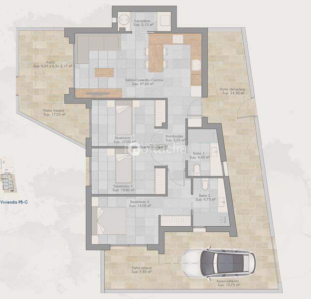 Foto 5a0d65c4-3bc5-47fb-b8cd-8b7f1d77cf06. Attique avec chauffage parking piscine dans Torre-Pacheco Torre - Pacheco