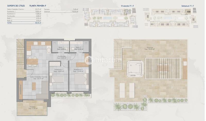 Foto 6988ff9f-3930-4859-9ee9-c3ad71261752. Attique avec chauffage parking piscine dans Torre-Pacheco Torre - Pacheco