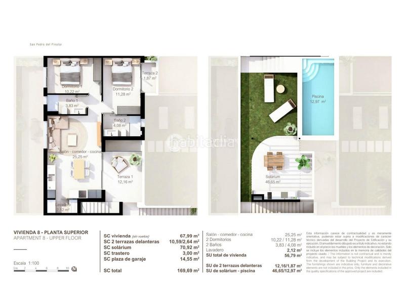 Foto 87c02d1d-62ab-42f0-a0a7-187e182421e8. Attico con riscaldamento parcheggio piscina in San Pedro del Pinatar San Pedro del Pinatar