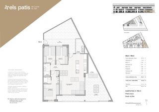 Appartement à Carrer de dalt 18. Obra nueva en bescanó: 3 habitaciones dobles, 2 baños y terrazas