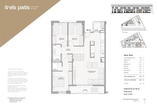 Planta baja  Carrer de dalt. Obra nueva en bescanó: 3 habitaciones dobles, 2 baños y terrazas