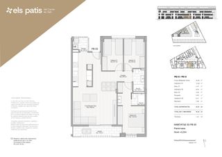 Planta baja  Carrer de dalt. Obra nueva en bescanó: 3 habitaciones dobles, 2 baños y terrazas