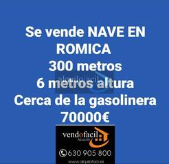 Fabrikhalle in Pedanías - Extrarradio. Se vende nave en romica/ 300 metros/ 70000€