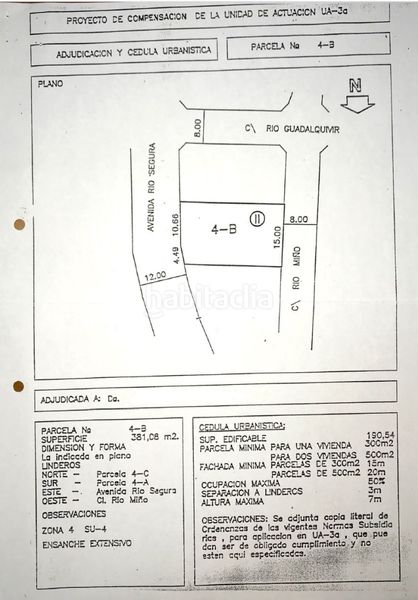 Foto a9e3e7b0-e830-492c-9c59-e57fc816b71f. Wohngrundstück in calle río miño 6 in Archena