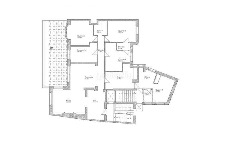 Foto d463ed7c-0b27-46e6-9429-dcaa1b732127. Dachwohnung mit heizung parking in Argüelles Madrid