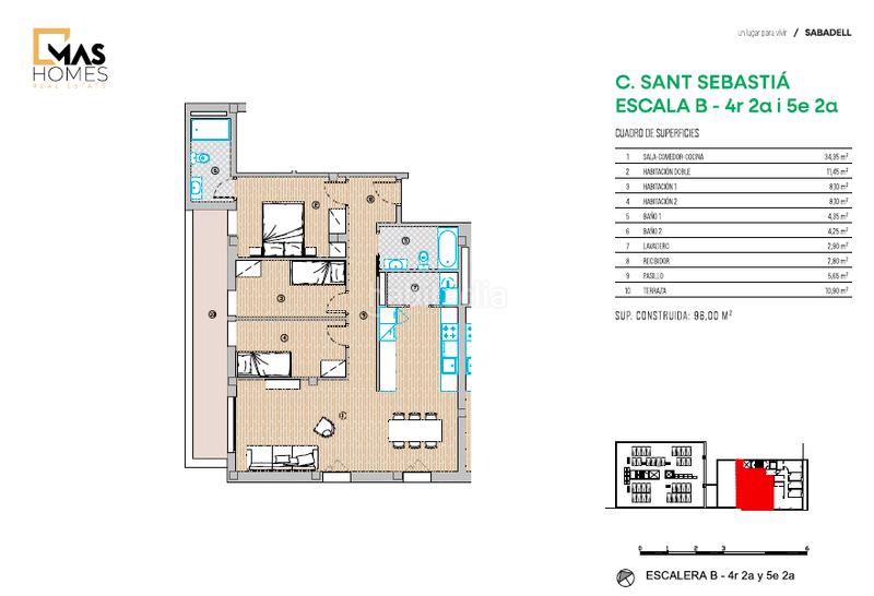 Foto 0ca29c84-93a0-4e54-9f61-668dcec33ff7. Appartamento in carrer de sant sebastià 6 in Eixample Sabadell